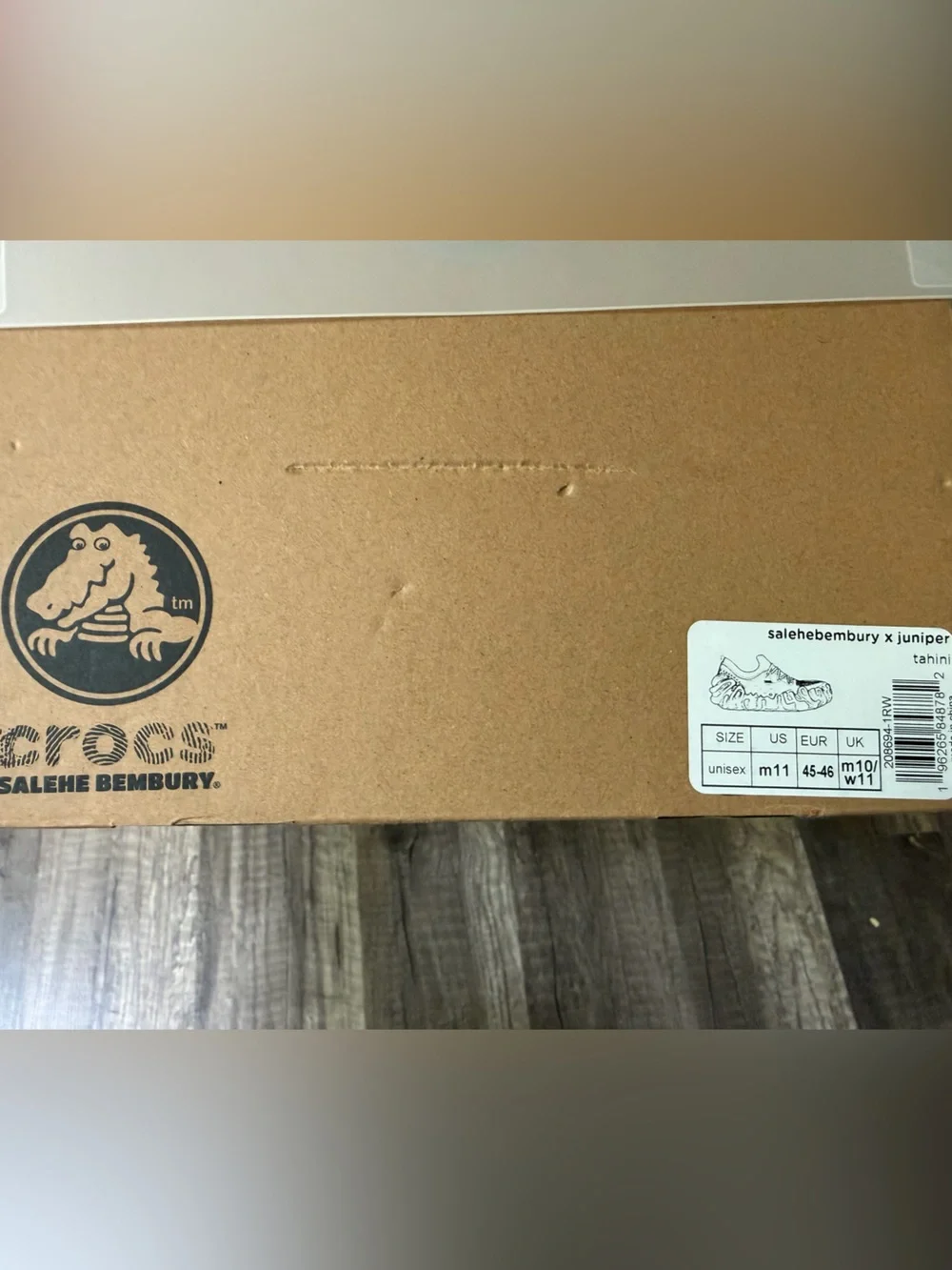 CROCS Salehe Bembury x Juniper Men’s Sneakers - White & Yellow
